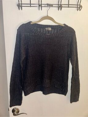 Roxy Women's Open-Knit Crewneck Sweater
